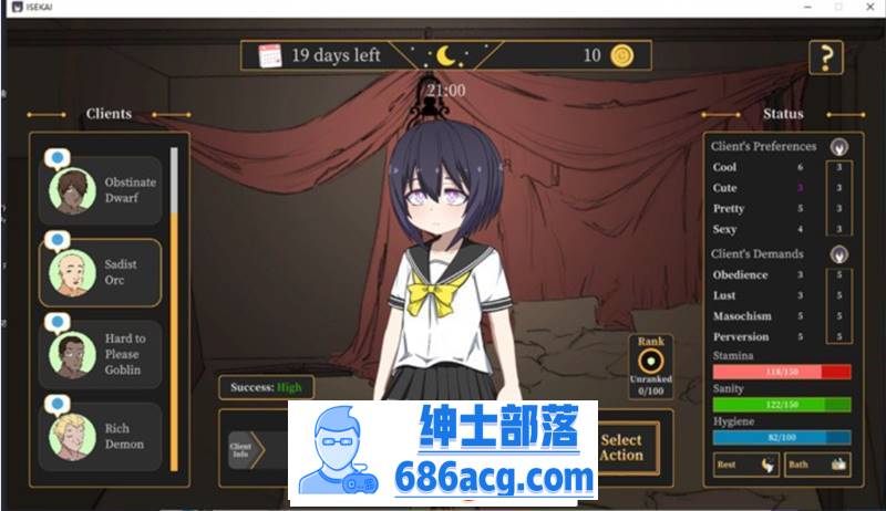 图片[4]-【互动SLG/生肉/全动态】Isekai Debt SLAVE~因为没钱所以决定卖春 DL正式完整版【新作/200M】-次元小屋